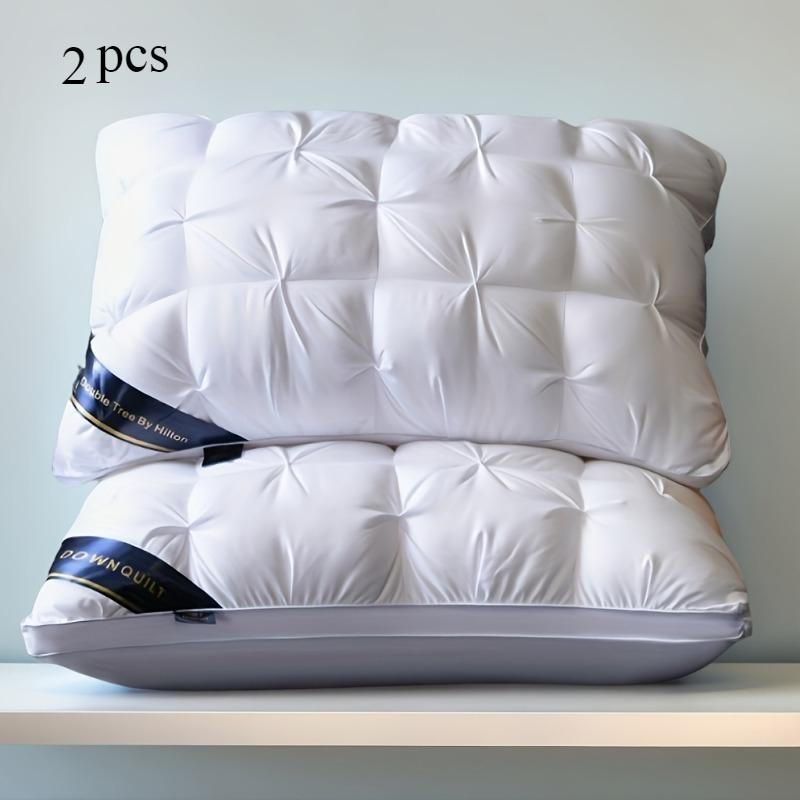 1/2pcs Twisted Flower48 × 74cmStar Hotel High and Low Pillow Home No Collapse Cervical Pillow Insert Waterable Wash Pillow Inner