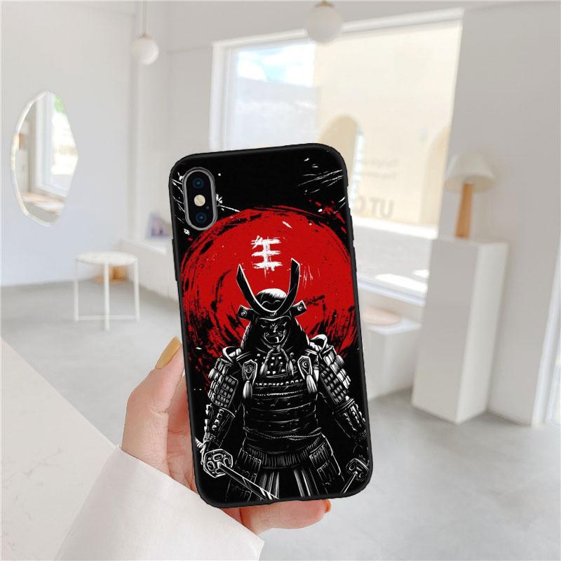 CJ71 Japan Samurai Mask Soft Shell Phone Case for Xiaomi Xiaomi Poco M4 M5 M6 M7 X3 X6 X7 F8 Ultra Pro GT NFC