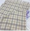 Women's Imitation Cashmere Plaid Scarf - Korean/Japanese Style, Warm Contrast Color Tassel Shawl for Autumn/Winter.