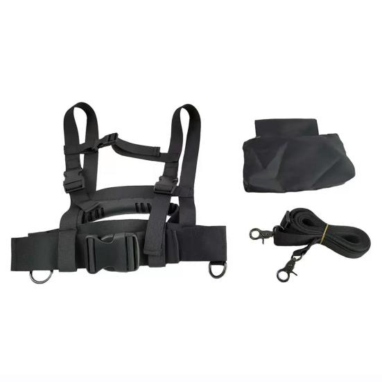 Children Ski Training Harness with Easy Lift Handle Heavy Duty Teach Kids Speed Control Beginner Snowboarding Skiing Auxiliary Trainer Traction Safety