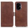 For Honor 400 Case Stand Cowhide Texture PU Leather Phone Cover