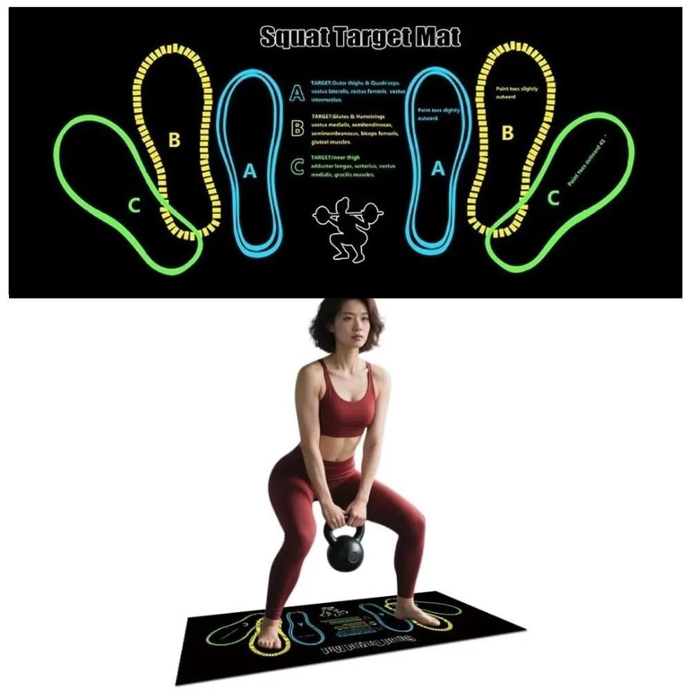 80*35cm Exercise Mat Non-Slip Foot Positioning Mat New Glute Training Mat  Home Workout