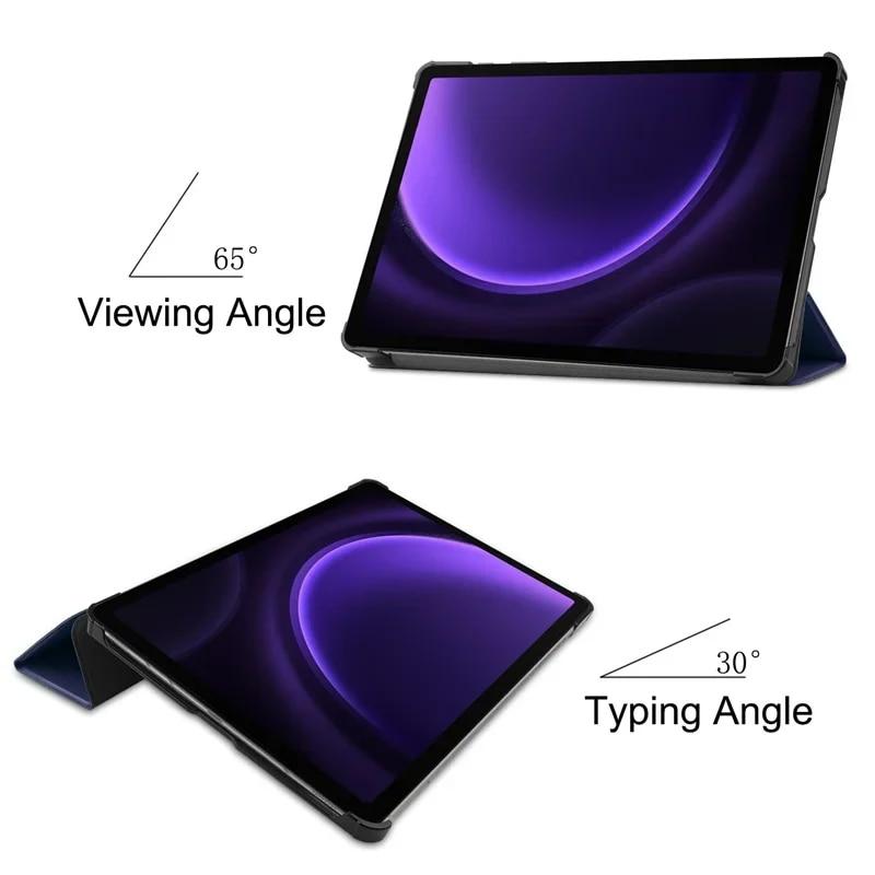 Stand Fall für Samsung Galaxy Tab S9 FE Fall 10,9'' PU Leder Auto Schlaf Abdeckung für Funda Galaxy Tab S9 FE Fall X510 X516 X516B