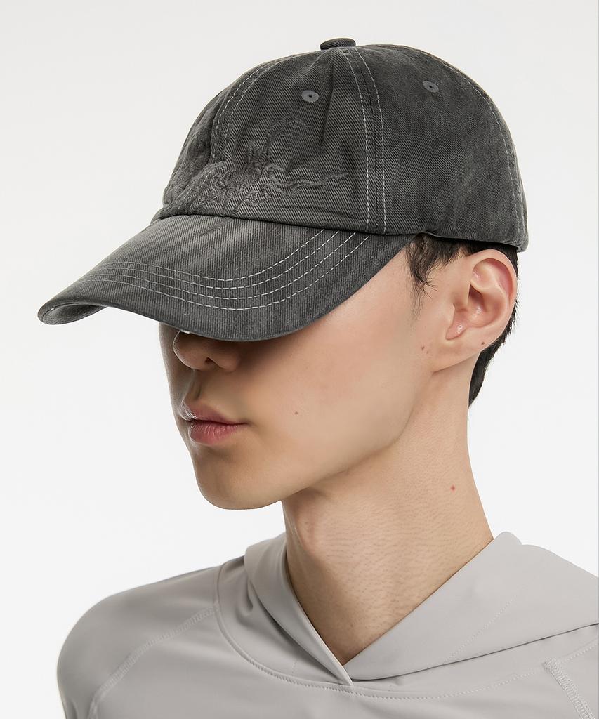 ANOTHERYOUTH Overdyed Ball Cap - Washed Black