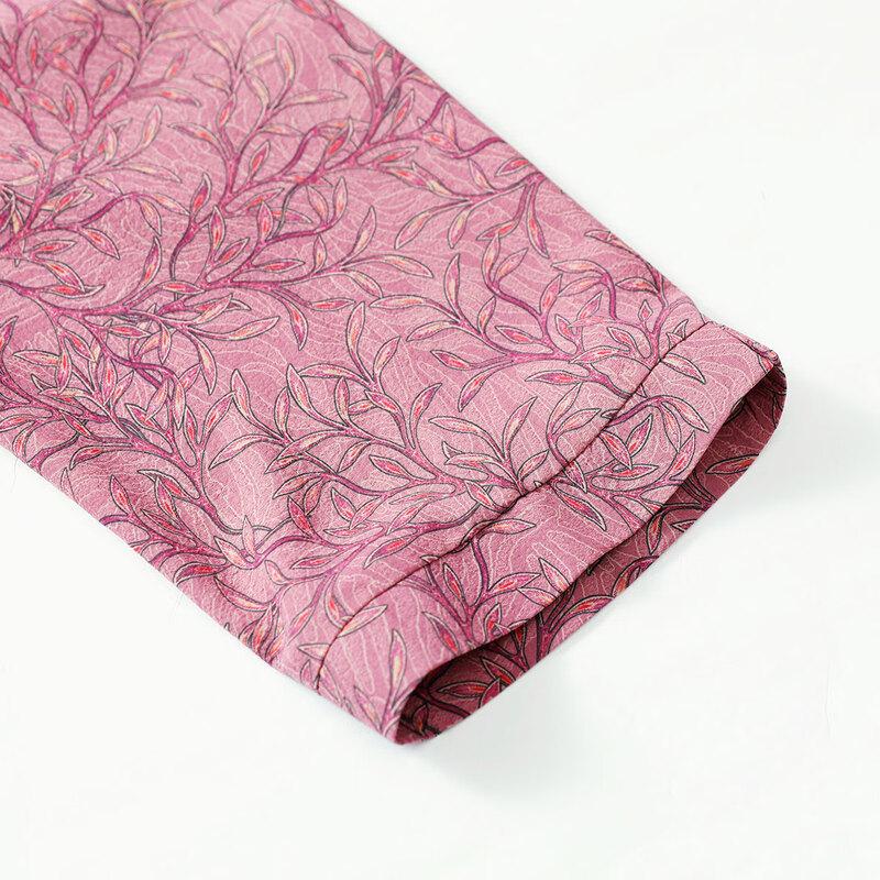 Pastel Mid-Aged Women's Fall Two-Piece Outfit