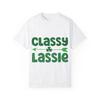 Stijlvolle Lassie Straat. St. Patrick's Day T-shirt, Klaver T-shirt, Unisex Iers Shirt,