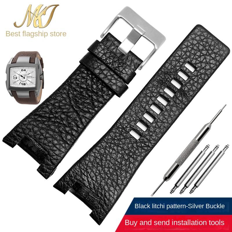Concaaf Echt lederen horlogebandje Voor Diesel DZ1216 DZ1273 DZ4246 DZ4247 DZ287 horlogeband heren koeienhuid horlogebandje armband
