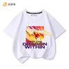Phantom Ninja Limited Edition Printed T-Shirt for Big Boys and Girls - Children's Summer Cotton Short-Sleeved Shirt