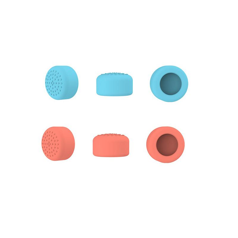 4/6 szt. Silikonowy antypoślizgowy zestaw nakładek na joystick do Switch 2, osłona joysticka, nasadka na kciuk, nakładka na grip kontrolera, skin, etui na gamepad Joycon