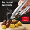 Stainless Steel Quick Chestnut Opener Quick Clip Walnut Pliers Cutter Opener Multi-Functional Nut Cracker Sheller Kitchen Tools
