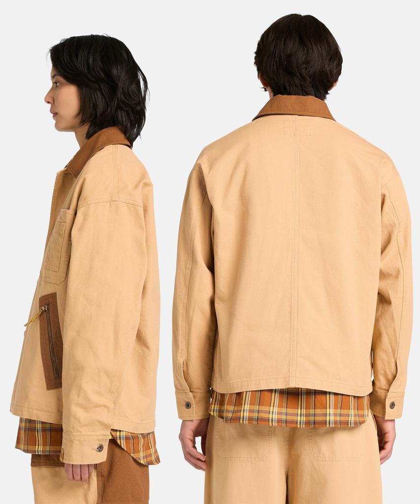 Timberland [Tokyo Design Collective] Cotton Chore Jacket - Light Wheat Boots / 0Yh3C-Eh3