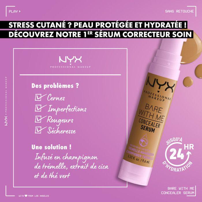 Sérum Correcteur - NYX Professional Makeup - Bare With Me - Fini Naturel - Vegan - 30 ml