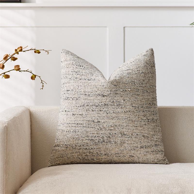 Modern Wabi-Sabi Style Cationic Cushion Cover - Soft & Stylish Pillowcase for Living Room, Bedroom, and Sofa