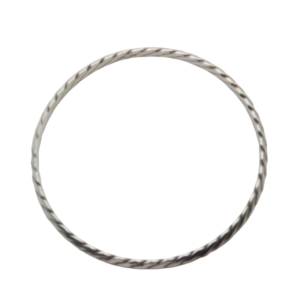 Used TIFFANY&Co. Bracelet Knife Edge Twist Sterling Silver 11.0g Silver Bangle