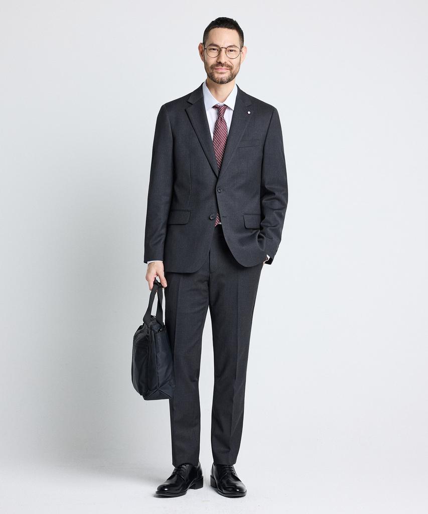 STCO Wool Four-Way Stretch Essential Suit Pants Grey (Slim Fit)_Ssluz13Ssg