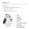 Portable High-Speed Waist Fan: USB Rechargeable, Strong Wind, Low Noise, Ideal for Outdoor High Heat.