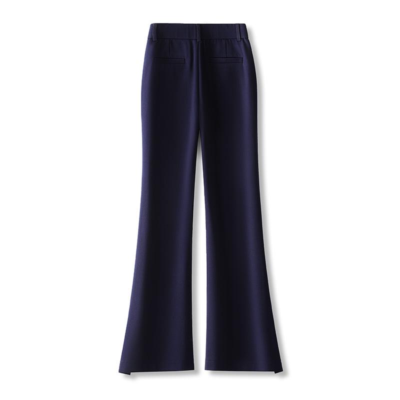 Women's High-Waist Slimming Micro-Flare Pants - 2025 Spring Collection: Versatile Slim-Fit Long Trousers