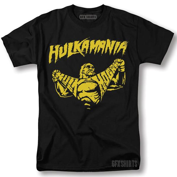 Hulk Hogan Shirt Hulkamania Classic Retro Vintage Graphic Design T-Shirt