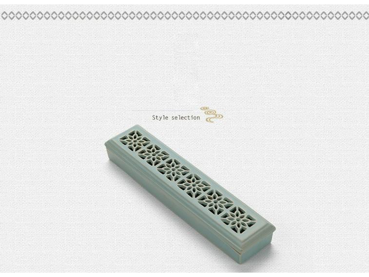 Ceramic Long Hair Incense Holder Sandalwood Burner Ornament