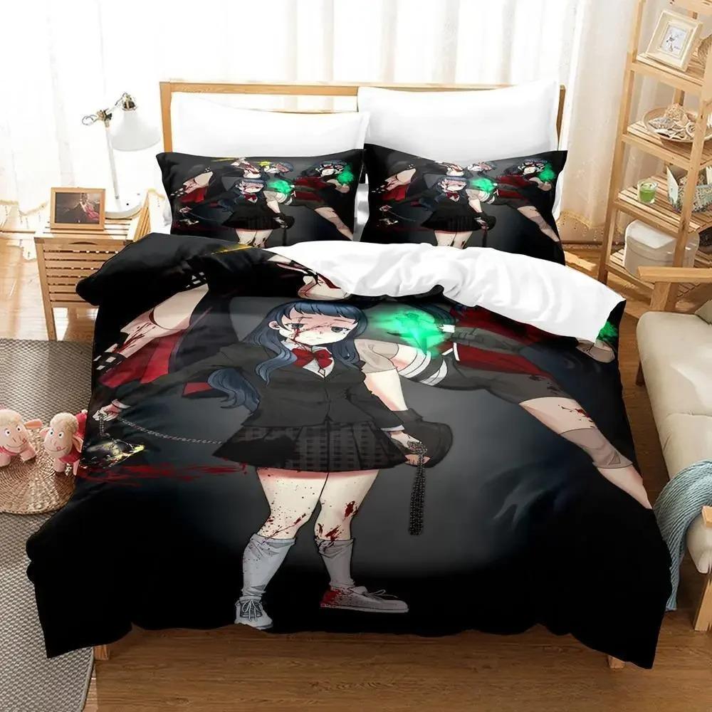 3D Anime Yo-nin Wa Sorezore Uso Wo Tsuku Bedding Set Single Twin Full Queen King Size Bed Set Adult Kid Bedroom Duvet Cover Sets