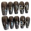 Handmade Butterfly Nail Sticker Wholesale Ice-clear Long-wearing Sparkling Diamond