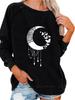 Women's Loose Pullover Sweatshirt Spring/Fall Fashion Print Top