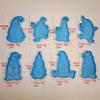 Craft Epoxy Mold Handmade Jewelry Pendant Resin Casting Moulds Dwarf Doll Gnome Keychain Resin Mold Silicone Texture