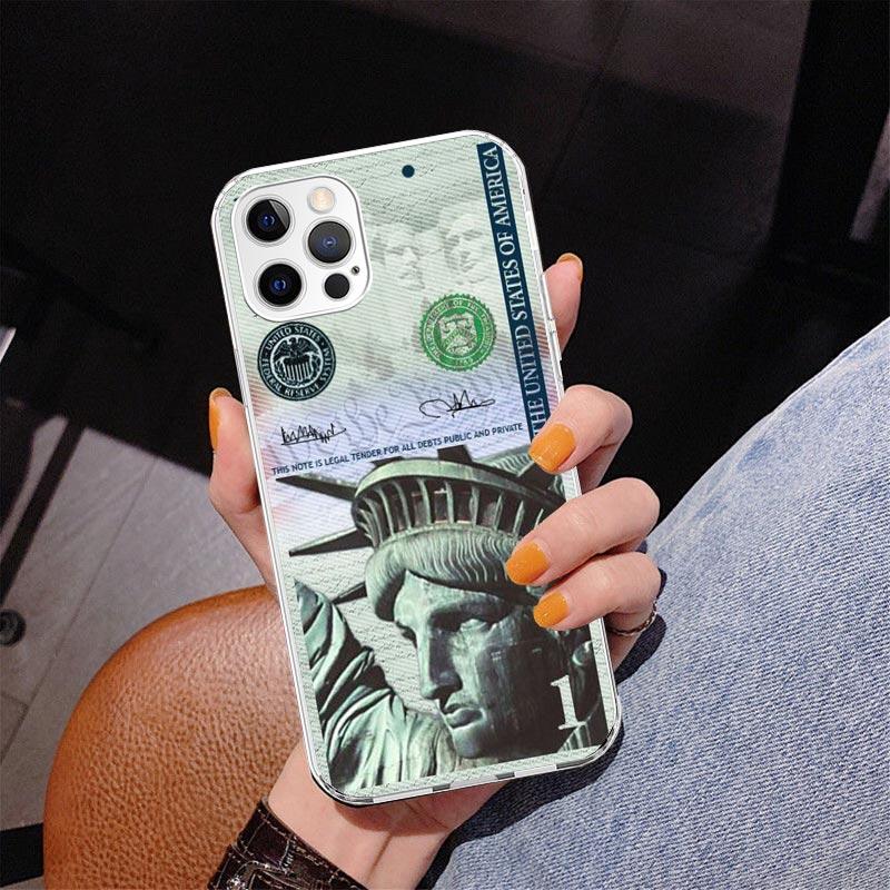 Banknote Dollar Cash Money Phnoe Case for Iphone 17 Air 16 11 12 13 Mini 14 Plus 15 Pro Max 7 8E SE 2020 16ProMax Phone Cover Co