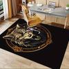 1pc Wolf,Emblem,Ornate Office Carpet Soft Polyester Entrance Carpet Washable Non slip Machine Washab