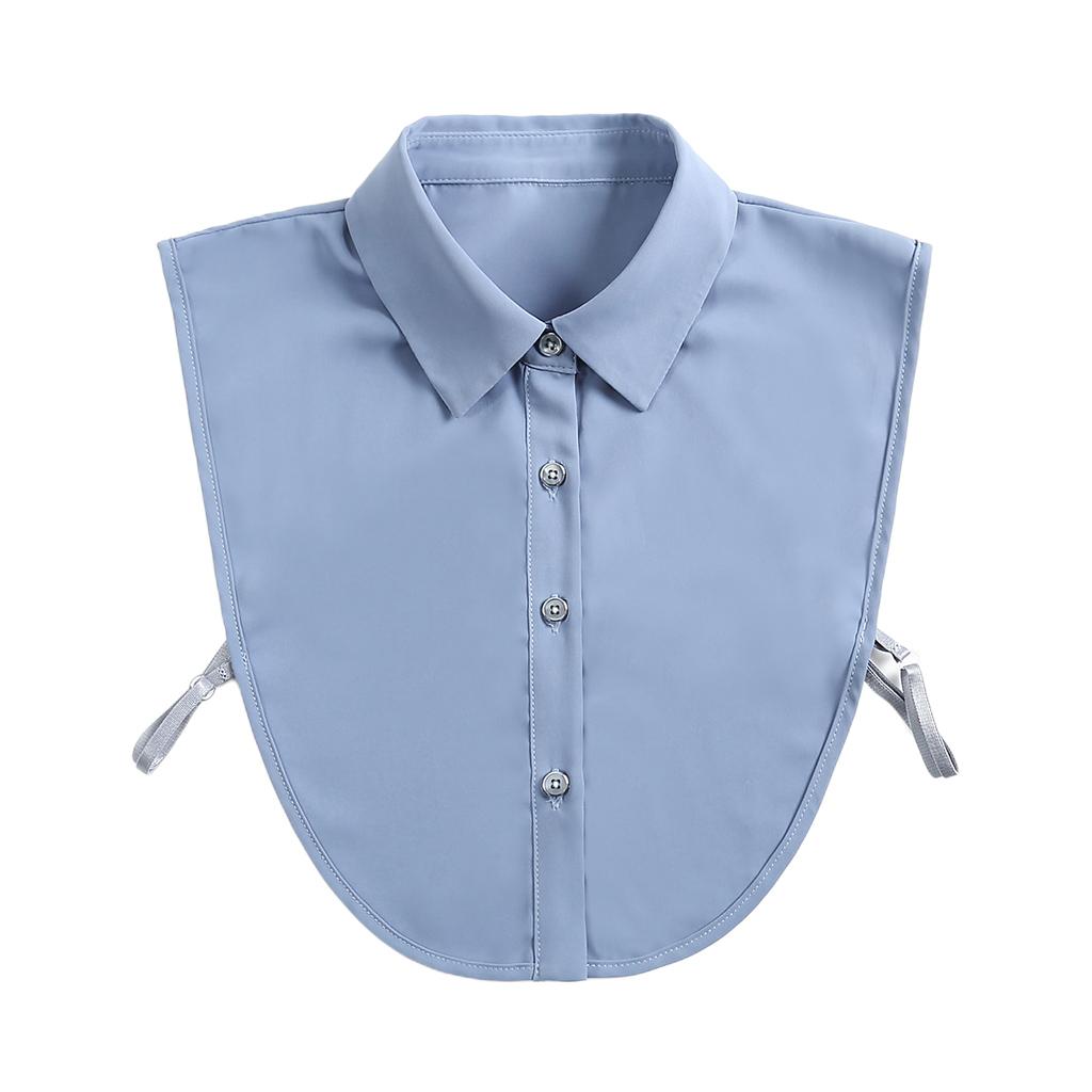 Button Down Work Lapel Half Shirt Tops 