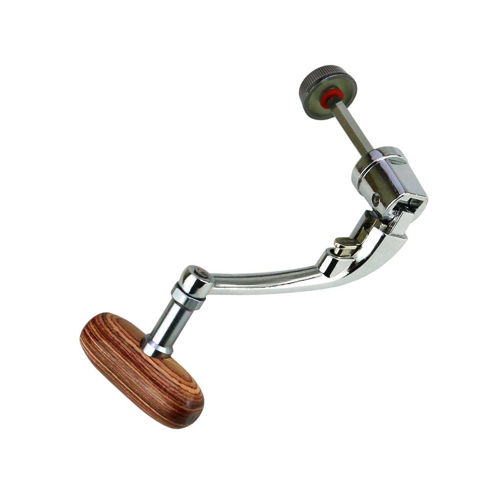 Universal Metal Handle Fishing Reels Crank Rock Arm Fishing Reel Spinning Grip Metal Folding
