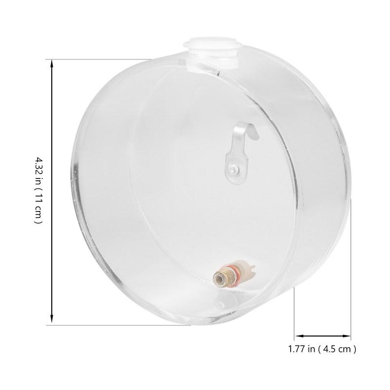 Bird Cage Water Feeder Narrow Spout Hanging Mount Parrot Water Dispenser Automatic Leak Resistant Drinking Tool for Small Birds
