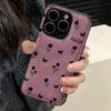 Ins Black Butterfly Tulip for Apple 17Promax Mobile Phone Case IP16 Candy Air Cushion 15plus/14