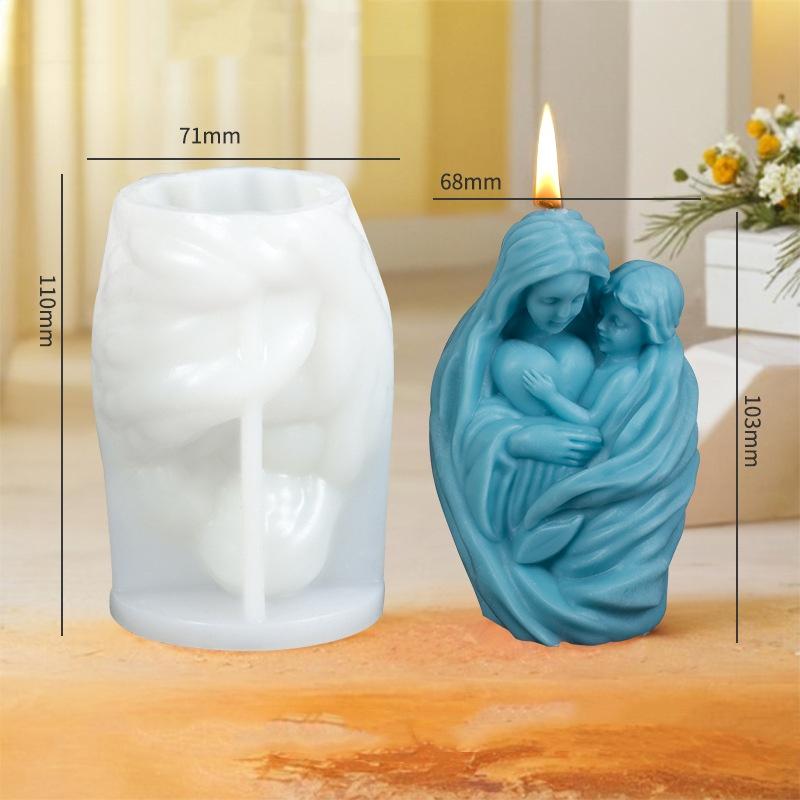 Candle Mold Aroma Soap Mold Silicone Mold Silicone For Crafting Enthusiasts Home Decor Mother'S Day