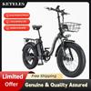 KF9 Elektrinis Dviratis 1000W Variklis 48V35AH Ličio Baterija Miesto Kelionei Elektrinis Dviratis 20*4.0 colių Storos Padangos Sulankstomas Kalnų Važiavimo E-bike