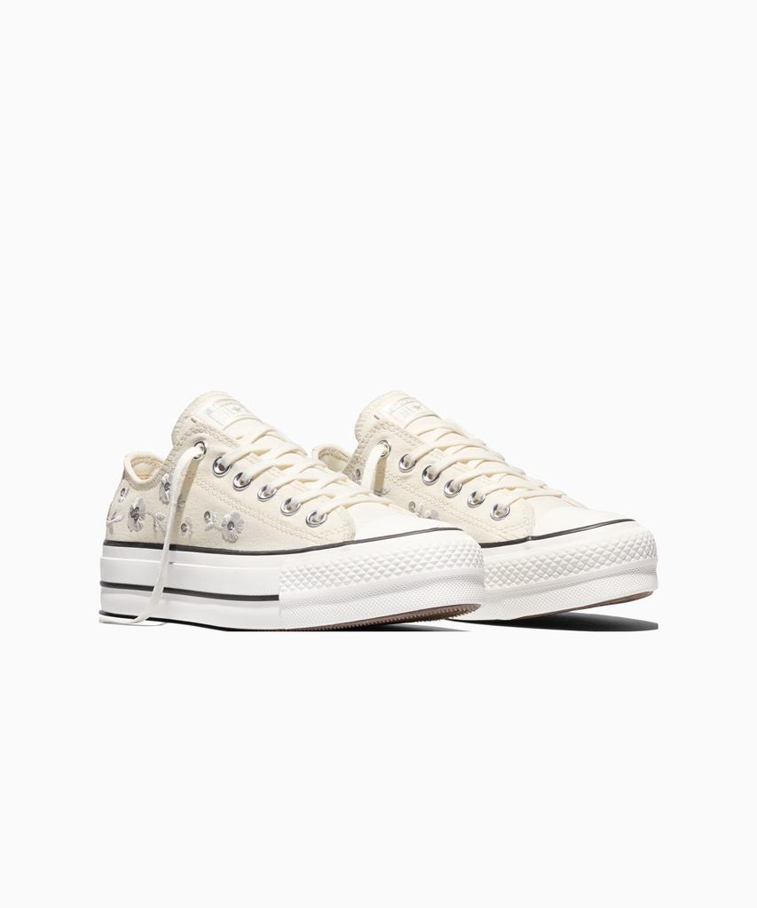 Converse Chuck Taylor All Star Lift Sequin Flower Vintage White A18391C