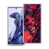 Transparent Phone Case for Xiaomi Mi 14 13 12 11 Ultra 13T 12T 11T Poco X3 NFC F3 F6 Pro Soft TPU Shell Japan Samurai Oni Mask