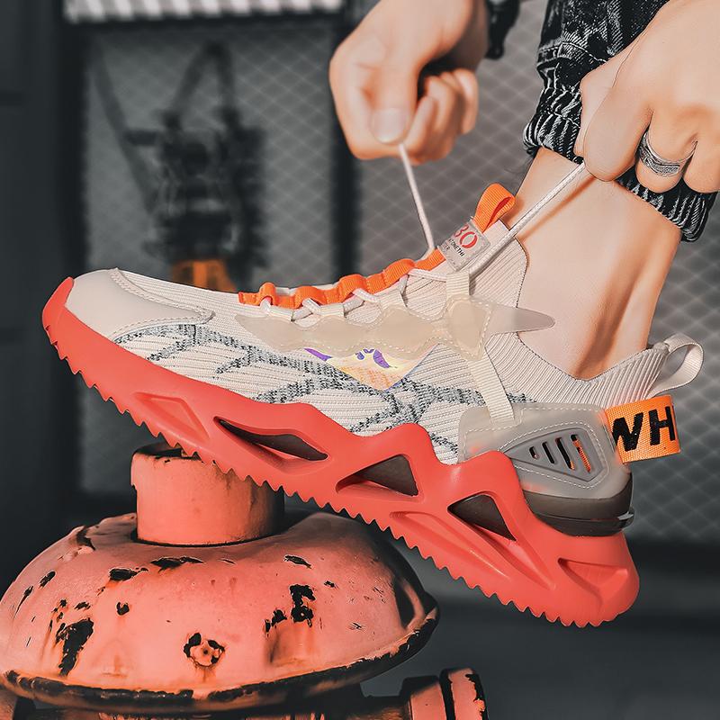 Heiß verkaufende Herrenschuhe Bequem Superleicht Country-Mode TPU Popcornsohle Atmungsaktiv Modeschuhe Sneaker Daddy Shoes