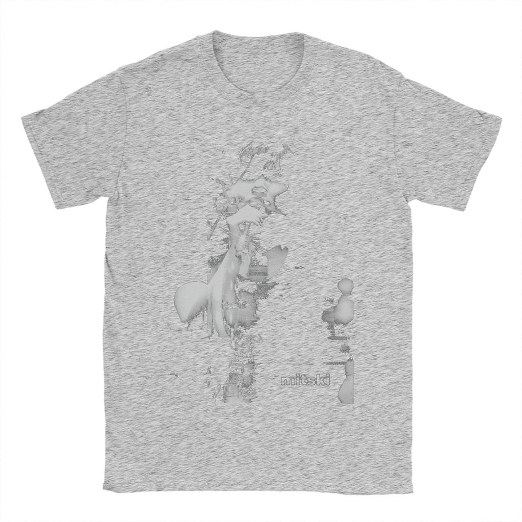 Zpěvačka Mitski   Pánská trička  Čistá bavlna Vtipná trička Kulatý výstřih Retro  Tričko Krátký rukáv Topy 4XL 5XL 6XL