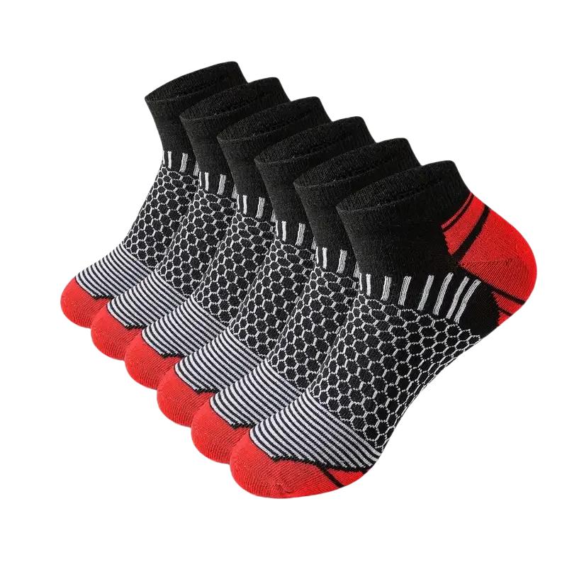 6/12 Pairs Colorful Men's Low Tub Socks Fashion Comfortable Autumn Classic Black Business Sock High-quality Men's Short Socks