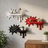 3D Printed Floating Wall Stand Irregular Shape Wall Storage Shelf Melting Display Rack  Bedroom