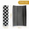 Yumikoo 2 Pack Checkered Seat Belt Covers, Black White Shoulder Pads | Soft Padded Checkered Covers Help Reduce Shoulder Pressure and Add Racing