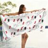 Hello Kitty Beach Towel, Cute Cartoon Print Microfiber Towel, Quick Dry Sand Free Swim Towel for Summer Beach Pool, Ideal Gift