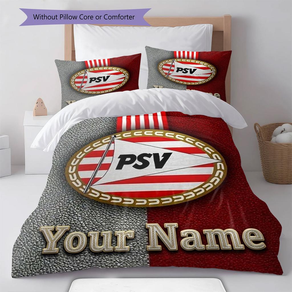 Philips Sport Vereniging Custom Name Pattern Bedding,Quilt Set Quilt Cover Pillowcase Home Birthday Gift(1 * duvet cover + 2 * pillowcase, without cor