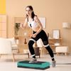 Adjustable Fitness Stepper, with Non-Slip Surface, for Home, Gym, Office Workout, Green