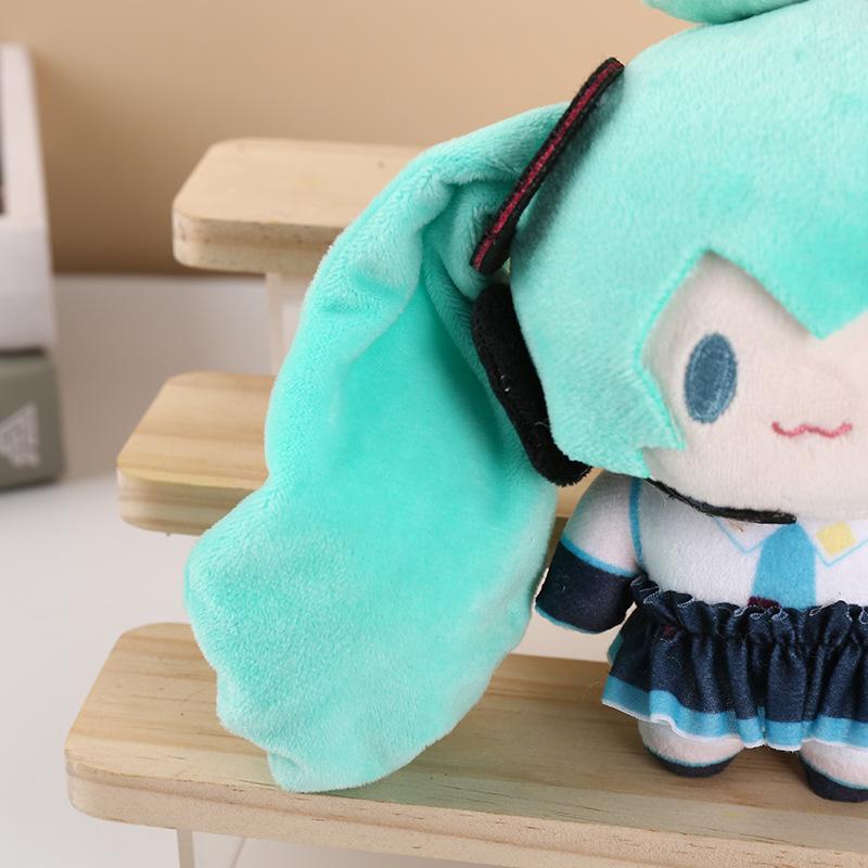 Kawaii Girls Plush Pendant Keychains Green Pink Women Child Backpack Bag Hanging Doll Pendant Gift