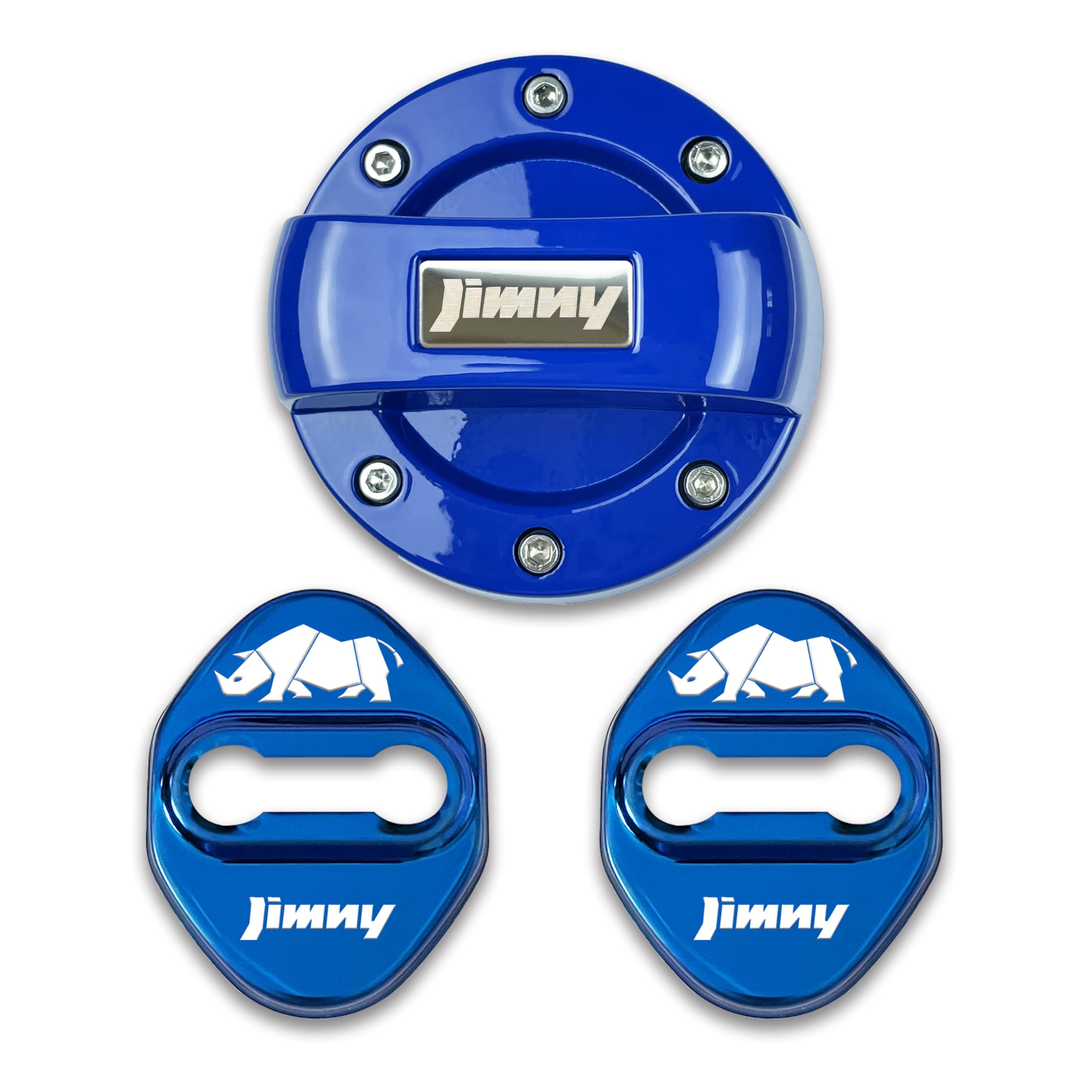 

Jimny Крышка топливного бака Ограничитель двери крышки топливного бака Замок двери Клейкий тип Комплект Крышка, Крышка, Крышка, Крышка, (синий) [Использовал] синий