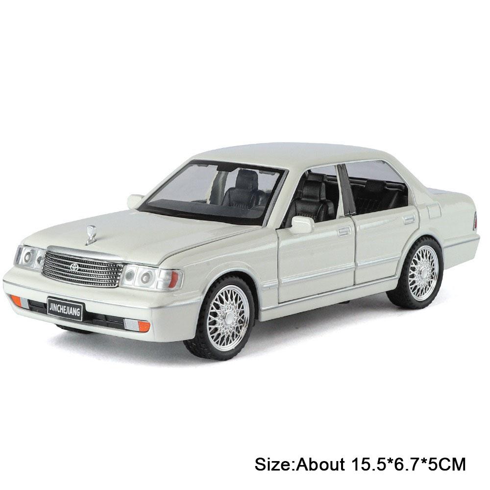 1:32 Scale Crown Corolla Car Model Toy Alloy Diecast Sound Light Pull Back Doors Opened Miniature Cars Models Kids Presents