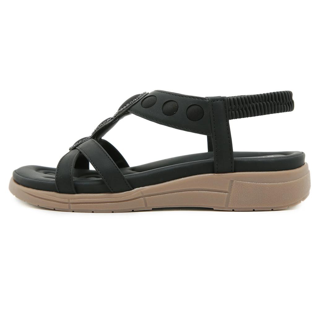 Fashion Plus Size 36-42 Shoes for Women Summer Fashion Women Platform Sandals Casual Wedges Comfortable Elastic Band Sandalias De Mujer