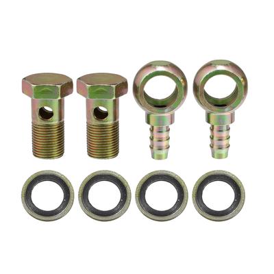 A ABSOPRO Banjo Bolt M18x1.5 12mm Banjo Hose Barb Bolt Fitting Brake Line Fitting